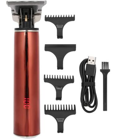 Electric Trimmer Hair Clippers LCD Display Home Hair Cutter Waterproof (Red) - Buy Online on GoSupps.com