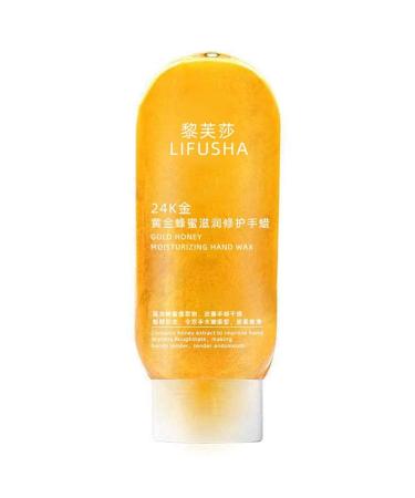 Qiansheng 24k Gold Honey Hands Mask Peel Off Hand Wax moisturizing lightening lightening moisturizing.