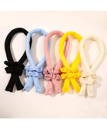 Heatless Curls Band - DIY Silk Hair Curlers Kit for Long Hair | No Heat Overnight Wave Formers - Buy Online on GoSupps.com