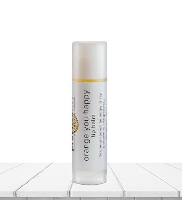 Practicality Orange You Happy Lip Balm | Grass Fed Beef Tallow for Sensitive & Dry Lips | 4 FL OZ | 1 Pc