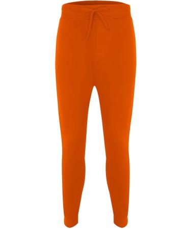 Buy Hanxiulin Men's Jogging Suit - Orange XL | Autumn & Winter Sports Clothing Training Pants & Jacket - Buy Online on GoSupps.com