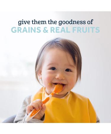 Gerber Organic Grain & Grow Morning Bowl - Oats, Barley, Red Quinoa with Banana & Summer Berries, 4.5oz (Pack of 8) - Buy Online on GoSupps.com