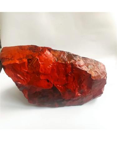 Beautiful Crystal Big Bulk Gemstone Natural Red Jasper Minerals Crystal for Crystals Fengshui Home Decor HOMEZHOU 1kg Red
