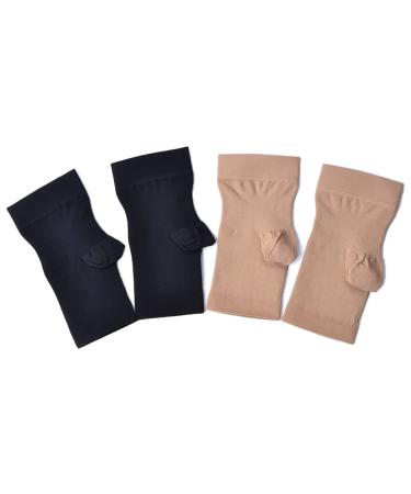 Ankle Support Comfortable & Breathable Elastic Spandex/Nylon for Sports | Joint Pain & Injury Recovery | X-Large Skin Color - Buy Online on GoSupps.com