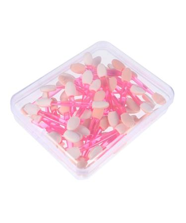 Hemoton 50pcs Double Ended Eyeshadow Brush Cosmetic Eye Shadow Sticks Eyeshadow Cosmetic Eyeshadow Makeup Accessories Latex Eyeshadow Girl Eyeshadow Makeup Brush Eye Makeup