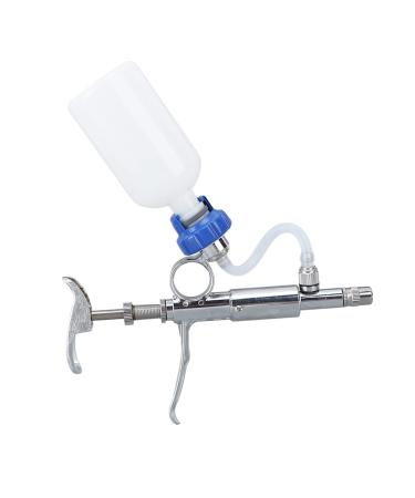 Continuous Injection Syringe Plastic Stainless Steel Detachable Detachable Animal Syringe Easy Clean Reusable for Farm
