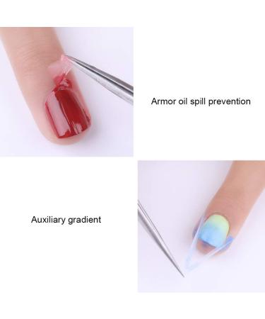 10 set of Peel Off Protective Nail Polish Manicure Liquid Tape Spill-proof Gel Tearable Nail Care Tool 15ml White 10 set of (white 15m) - Buy Online on GoSupps.com