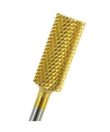 Medicool Gold Carbide Barrel Nail Filing and Shaping Bit for Manicure | CC2 Small