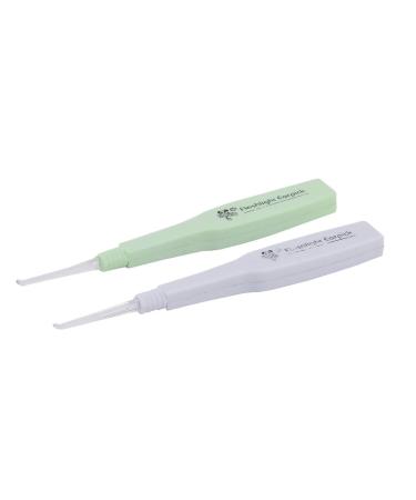 Qtqgoitem Health Tool LED Flashlight Ear Wax Remover Earpick Set Light Green Pink (Model: f0e 715 ea5 748 009)