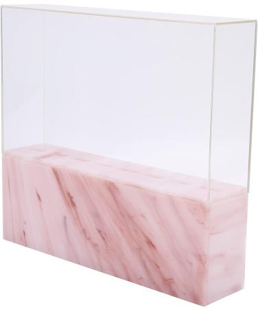 YAOGOHUA 8 Holes Tweezers Holder Tweezer Display Stand Storage Rack with Dust Cover for Salon (Pink Marble dustproof Model) - Buy Online on GoSupps.com
