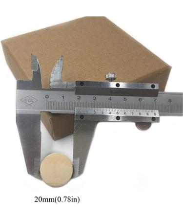 Wendysun 20mm Natural Wood Round Beads - Set of 50 | DIY Wooden Teether & Baby Toy Accessories - Buy Online on GoSupps.com