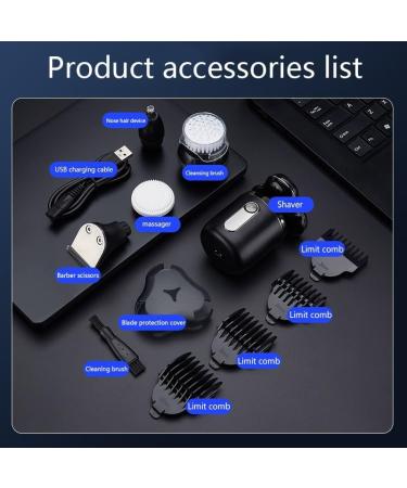 Best Head Shavers for Bald Men - Waterproof Cordless 3D Rotary Electric Shaver & Beard Trimmer with LCD Display - Buy Online on GoSupps.com