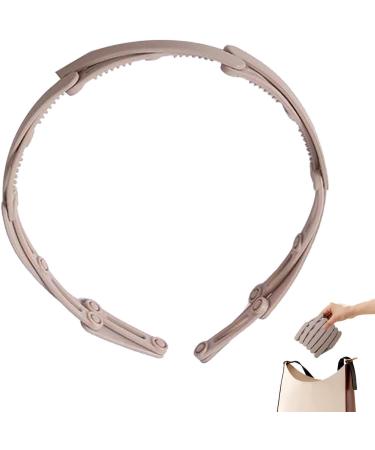 Retractable Pocket Headband Adjustable Headband Travel Headband Black Wave Hairband Telescopic Folding Headband Stretchy Foldable Headband No Slip Headband Hair Hoops Headpiece Hair Accessories Gray - Buy Online on GoSupps.com