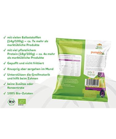 Buy Pumpkin Organics Organic Pea Puffs for Children & Babies 24 Pack (20g each) | Healthy Snack & International Shipping - Buy Online on GoSupps.com