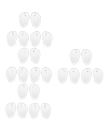 FRCOLOR 12 Pairs Pad Forefoot Pads for Sandals Metatarsal Pad Soft Forefoot Cushion High Heel Pads Toe Protectors Heel Protectors Girl Sandals Gel Material Front Pad Painless Transparentx4pcs 10x6.5cmx4pcs