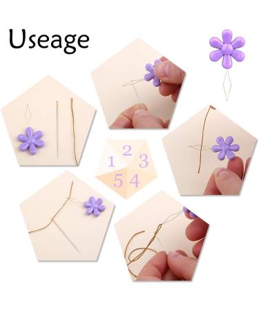Adjustable Metal Bronze Sewing Thimble Set with Finger Protector and Needles - Hand Embroidery Craft Kit - Buy Online on GoSupps.com