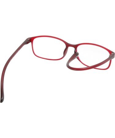 PROFLEX BluOptix Blue Light Blocking Reading Glasses - Red 1.5 Dioptres - Buy Online on GoSupps.com