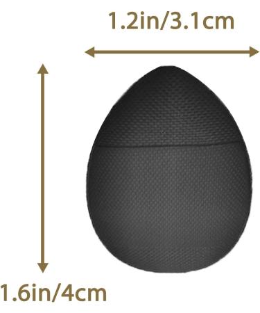 ieron 10 Pieces Mini Finger Powder Puff Soft Makeup Powder Puff for Foundation Concealer Cosmetic Foundation Sponge Mineral Powder Wet Dry Makeup Tool (Black) - Buy Online on GoSupps.com