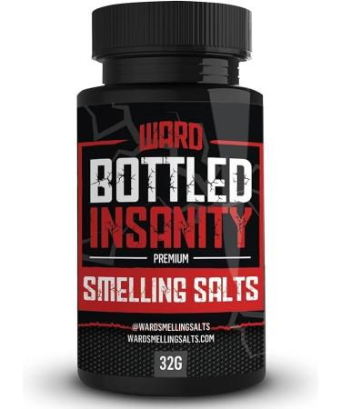 Smelling Salt Athlete Smelling Salts Ammonia - Bottled Insanity - Insanely Strong Ammonia Inhalant for Athletes | Smelling Salt for Athletes - Powerlifting Hockey Football Weight Lifting and More | - Buy Online on GoSupps.com