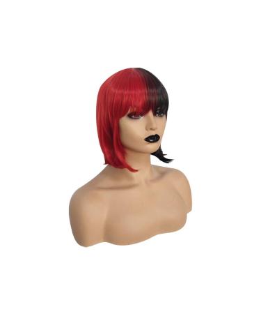 Wig Wig women short bob brown brown cosplay synthetic long women brazilian curly party straight hair 50s 60s 70s 80s