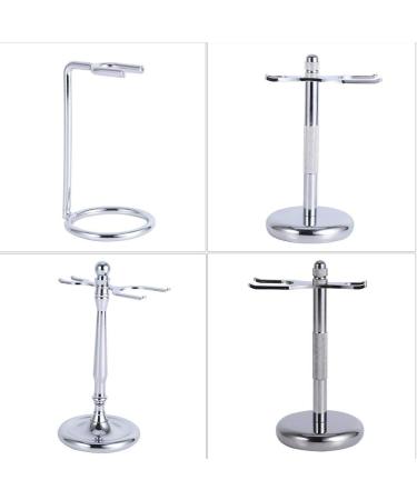 Stylish Alloy Shaving Brush Holder Stand - Old Fashioned Safety for Grooming Accessories | International Shipping - Buy Online on GoSupps.com