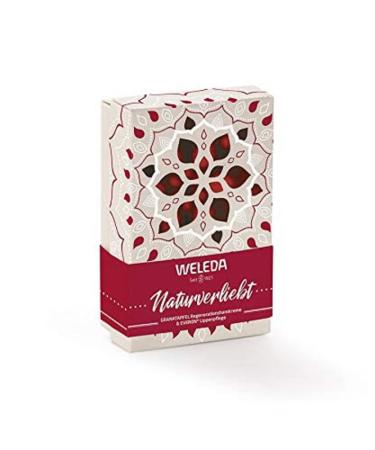 Weleda Set (Everon Lip Care 4.8g+ Regenerating Hand Cream Pomegranate 50ml) 1 piece