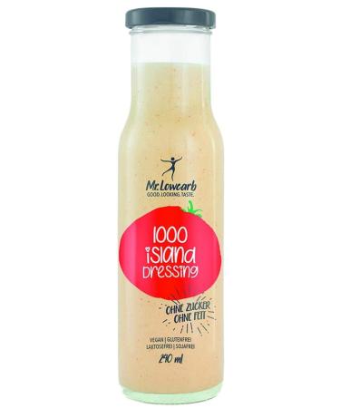 Mr. Lowcarb 1000 Island Dressing 240ml - Low Carb Keto-Friendly Salad Dressing for Healthy Eating - Buy Online on GoSupps.com