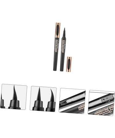 POPETPOP 2pcs Makeup Eyeliner Brown Eyeliner Waterproof Eyeliners Cosmetic Pens Make up Retouching Pen - Buy Online on GoSupps.com