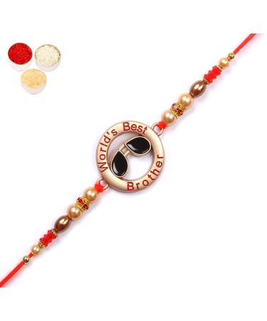 Ghasitaram Gifts Rakhis Online - Kids Rakhi - 8197 World's Best Brother Rakhi