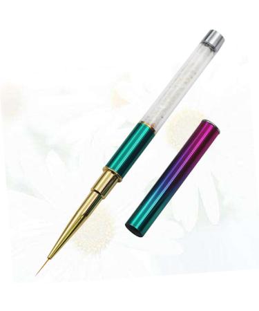 Mikinona Manicure Brush Manicure Tool Nail Polish Drawing Pen Nail Art Brush Nail Art Tips Builder Brush Manicure Dotting Pen Nail Crystal Pen Nail Art Pen Small Pen Draw Flowers Size 2 As Shown - Buy Online on GoSupps.com