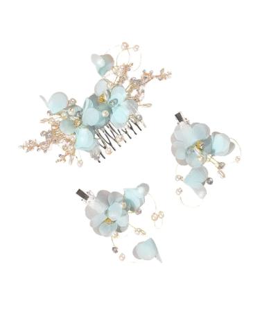 Angoily 1 Hair Comb Bridal Headpieces for Wedding Rhinestone Side Combs Crystal Headpiece Crystal Hairpin Combs Wedding Rhinestone Headdress Wedding Veil Bride Pearl Chic Alloy