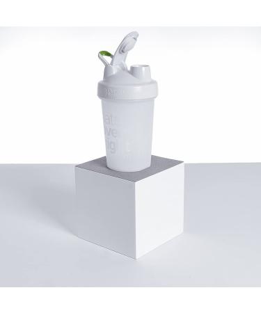 Oats Overnight BlenderBottle - Customized for Overnight Oats - NO Whisk Ball - Milk Fill Line - Clear/White/Green - 20-Ounce Loop Top - Buy Online on GoSupps.com