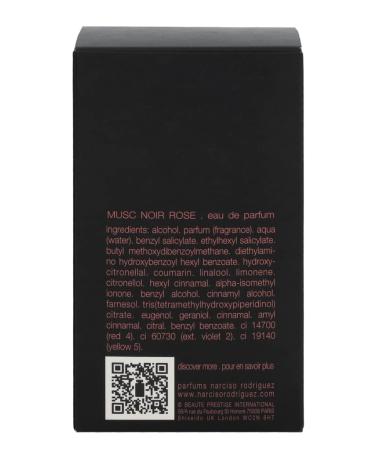 Narciso Rodriguez Musc Noir Rose for Women Eau de Parfum (1.6 Fl Oz) 1.6 Fl Oz (Pack of 1) - Buy Online on GoSupps.com
