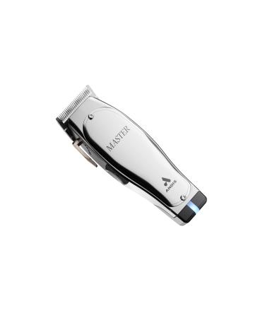 Andis 12660 Professional Master Hair Trimmer - Corded/Cordless Adjustable Carbon Steel Blade Clipper for Close Cutting - Silver - Buy Online on GoSupps.com