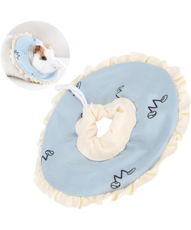 Small Pet Elizabeth Collar Protective Recovery Circle Soft Nursing Ring for Guinea Pig Rabbit Sugar Glider Blue L - Buy Online on GoSupps.com