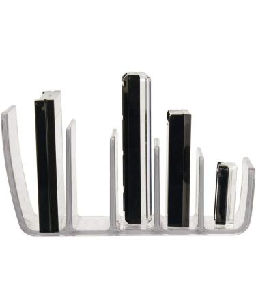 Idesign Ranking Maquillage - Bo te de Rangement Plastique Transparente avec 5 Compartiments pour Poudres Fards & Vernis - Rangement Vertical Id al - Buy Online on GoSupps.com