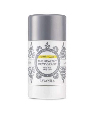 Lavanila Aluminum Free Sport Luxe Deodorant  2oz - The Healthy Deodorant for Men & Women - Triple Odor Protection  Fresh Scent Solid Stick  Vegan 2 Ounce (Pack of 1)