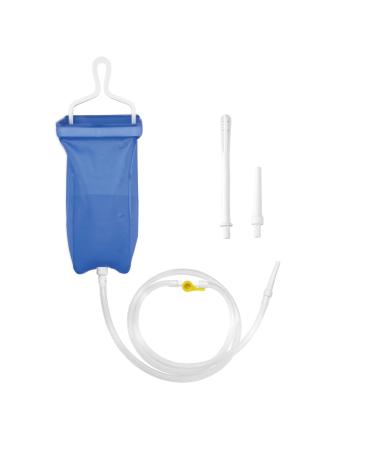 TopQuaFocus 1.8Quart Enema Irrigator Home Coffee Enema Bag Kit for Colon Cleansing Portable Enemas for Men Women Colonic Cleanse 4.59 FT Hose