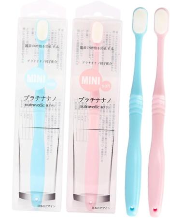 Healvian 4-Piece Nano Ultra-Fine Toothbrush Set - Travel & Child-Friendly Manual Toothbrushes for Gum Care - Ideal for Pregnant Women - Japan Quality - Buy Online on GoSupps.com