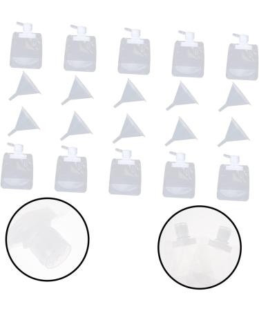 MAGICLULU 3 Sets Liquid Storage Bag Squeezable Lotion Spout Pouch Clear Plastic Containers Sample Bag Refillable Empty Squeeze Pouch Liquid Body Soap The Pet Travel White Portable Toiletries - Buy Online on GoSupps.com