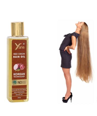 Onion Hair Oil For Thicker And Stronger Hair Made Many Other Naturals Oils And Herbs Free And Chemical Free. By Korean Technology