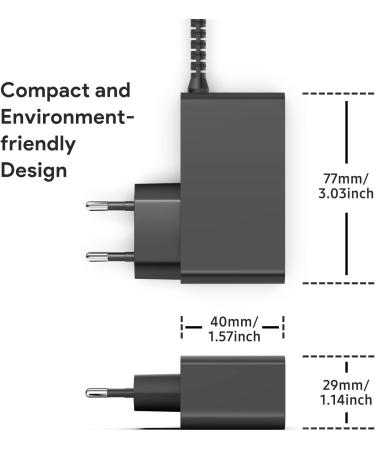 KFD 36V 1A Power Supply Charger for CND LED Nail Lamp & Dryer - Compatible with 90200 YS35-3601000U 9200 Series | International Shipping Available - Buy Online on GoSupps.com