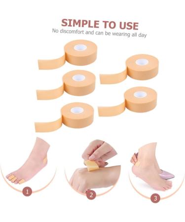 NOLITOY Heel Protection Stickers for Women - 5 Rolls Anti-Slide High Heel Pads Dressy Toe Tape for Block Heels Foot Sole Protection Foam Bagged Sole Stickers - Buy Online on GoSupps.com