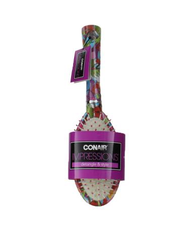 Conair Impressions Detangle & Style Cushion Hair Brush 1 Brush