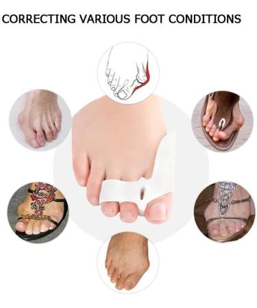 ENPAP Toe Separator Socks: Gel Non-Slip Hammer Straightener for Foot Pain Relief - Buy Online on GoSupps.com