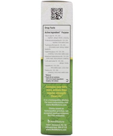 MEDINATURA Clear Life Nasal Spray - 0.67 Fl Oz | Relief for Nasal Congestion - Buy Online on GoSupps.com