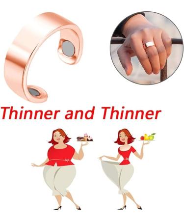 Beautybigbang Magnetic Field Therapy Ring - Adjustable Women's Magnetic Jewelry with 2 Strong Magnets - Stylish Black Design - Buy Online on GoSupps.com