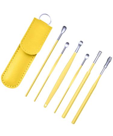 Ear Wax Removal Kit Ear Cleansing Tool Kit Ear Wax Cleaner Ear Picks Curette with Storage Box Ear Care Device Ear Spoon for Women Men Travel Ear Cleaner