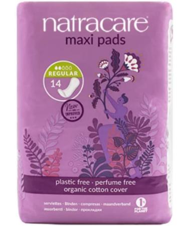Natracare Regular Pads - 42 Count (3 Boxes, 14 Pads each) - Buy Online on GoSupps.com