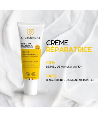 CicaManuka Repairing Cream 40% of Manuka Honey IAA 10+ Organic 40ml - Buy Online on GoSupps.com